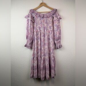 Mahli The Label Floral Off-Shoulder Midi Dress